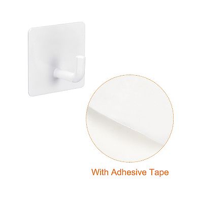 1Pc Self Adhesive Wall Hooks, 304 Stainless Steel Sticky Hooks Hanger