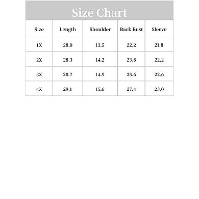 2 Pcs Women's Plus Size Tops Long Sleeve Shirts Crochet Panel Hollow Out Pleated Tunics Tee Blouses