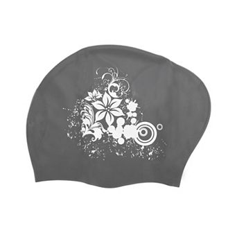 Waterproof Floral Pattern Swim Cap for Women 1 pc