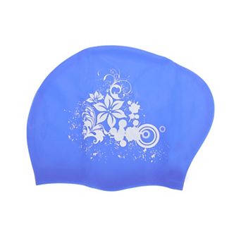 Waterproof Floral Pattern Swim Cap for Women 1 pc