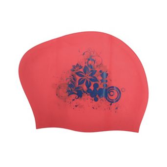 Waterproof Floral Pattern Swim Cap for Women 1 pc