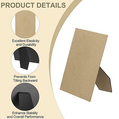 5 Pack Easel Back for Picture Frame, Replacement Picture Frame Easel Back DIY Photo Board