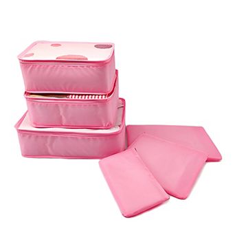 Zipper Design Packing Cube Set for Luggage 6 pc