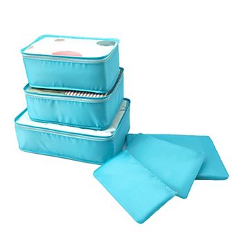 Zipper Design Packing Cube Set for Luggage 6 pc