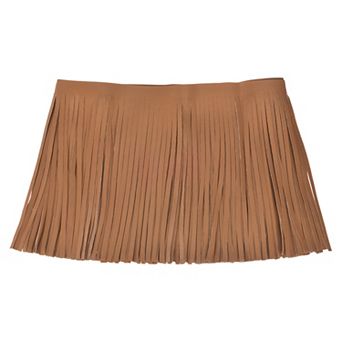 2 Yards 10 Inch PU Faux Leather Fringe Trim Double Side Leather Sewing Tassel Fringe for DIY Crafts