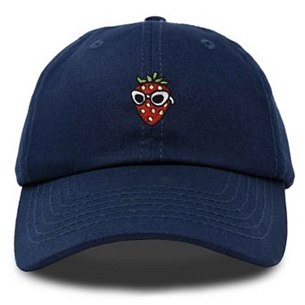 Dalix Strawberry Embroidered Casual Cap