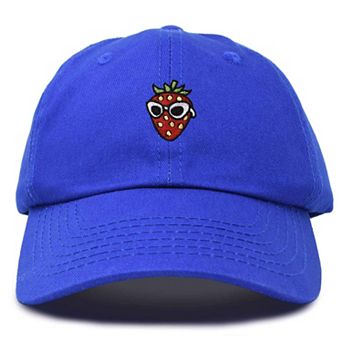 Dalix Strawberry Embroidered Casual Cap