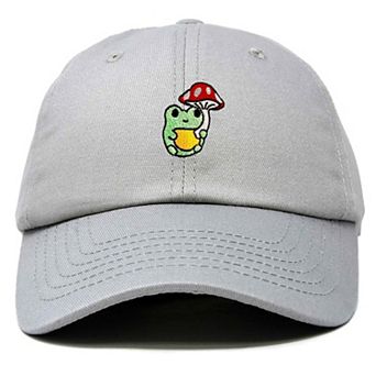 Dalix Mushroom Frog Embroidered Hat