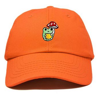 Dalix Mushroom Frog Embroidered Hat