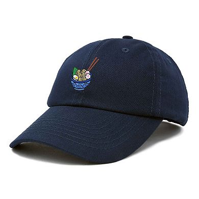 Dalix Noodles Embroidered Casual Cap
