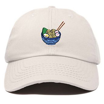 Dalix Noodles Embroidered Casual Cap