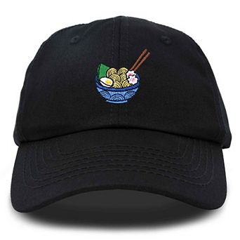 Dalix Noodles Embroidered Casual Cap