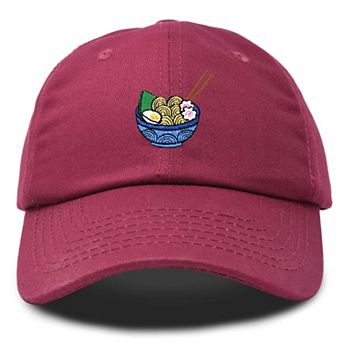 Dalix Noodles Embroidered Casual Cap
