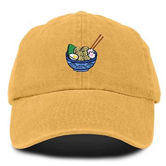 Dalix Noodles Embroidered Casual Cap
