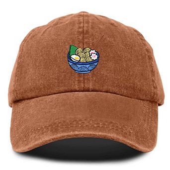 Dalix Noodles Embroidered Casual Cap
