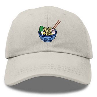 Dalix Noodles Embroidered Casual Cap