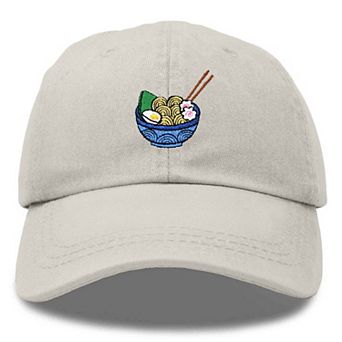 Dalix Noodles Embroidered Casual Cap