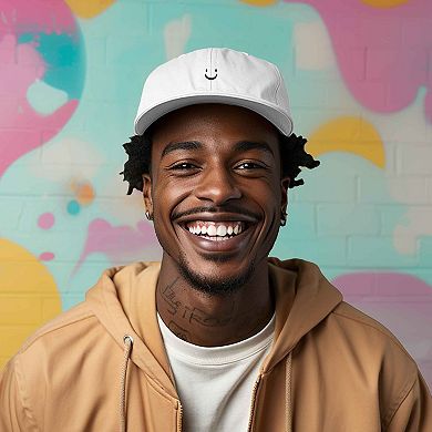 Dalix Lil Smile Embroidered Casual Hat