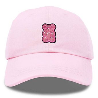 Dalix Pink Gummy Embroidered Casual Cap