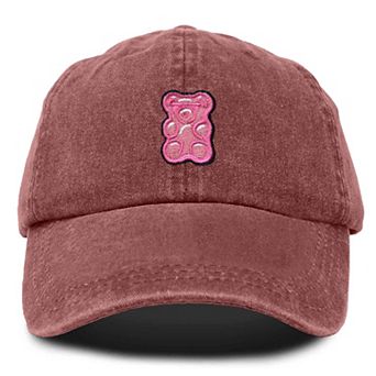 Dalix Pink Gummy Embroidered Casual Cap