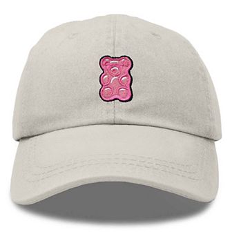 Dalix Pink Gummy Embroidered Casual Cap