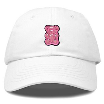 Dalix Pink Gummy Embroidered Casual Cap
