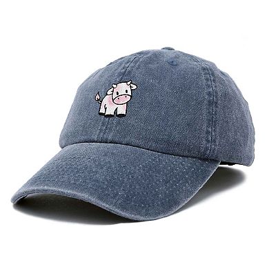 Dalix Strawberry Cow Embroidered Cap