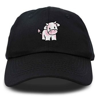 Dalix Strawberry Cow Embroidered Cap
