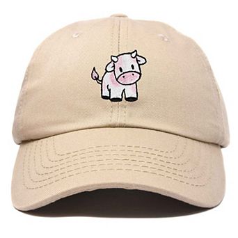 Dalix Strawberry Cow Embroidered Cap