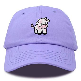 Dalix Strawberry Cow Embroidered Cap