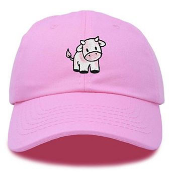 Dalix Strawberry Cow Embroidered Cap