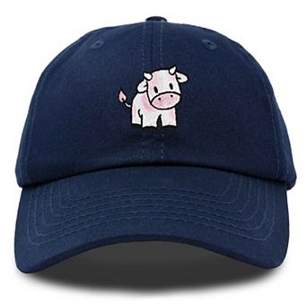 Dalix Strawberry Cow Embroidered Cap