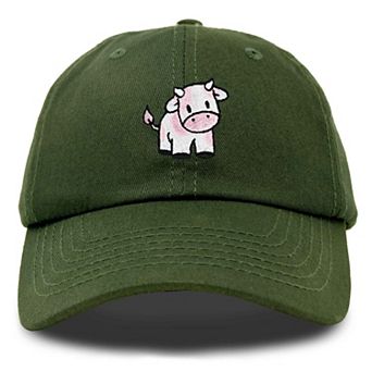 Dalix Strawberry Cow Embroidered Cap