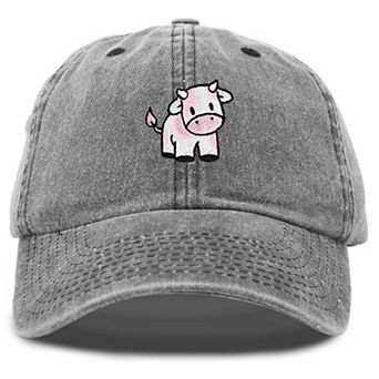 Dalix Strawberry Cow Embroidered Cap