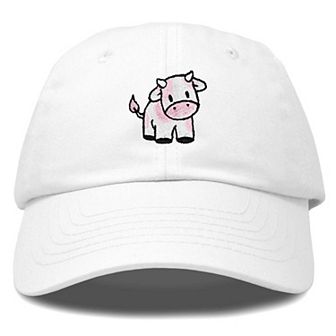 Dalix Strawberry Cow Embroidered Cap