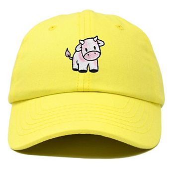 Dalix Strawberry Cow Embroidered Cap