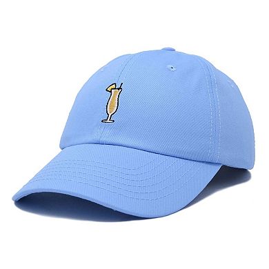 Dalix Pina Colada Embroidered Dad Cap