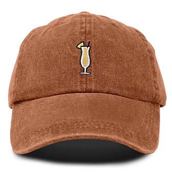 Dalix Pina Colada Embroidered Dad Cap