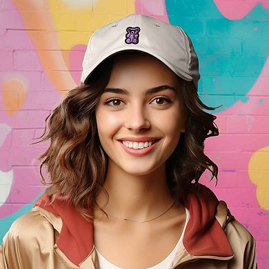 Dalix Purple Gummy Embroidered Cap