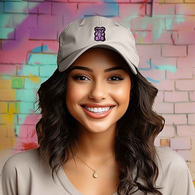 Dalix Purple Gummy Embroidered Cap