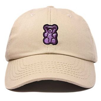 Dalix Purple Gummy Embroidered Cap