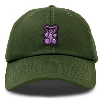 Dalix Purple Gummy Embroidered Cap