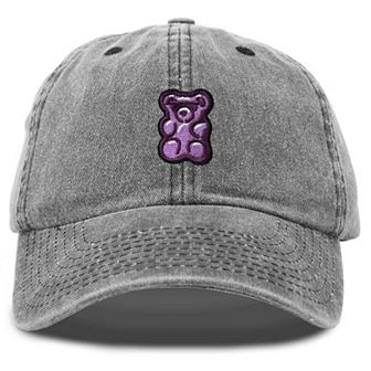 Dalix Purple Gummy Embroidered Cap