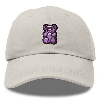 Dalix Purple Gummy Embroidered Cap