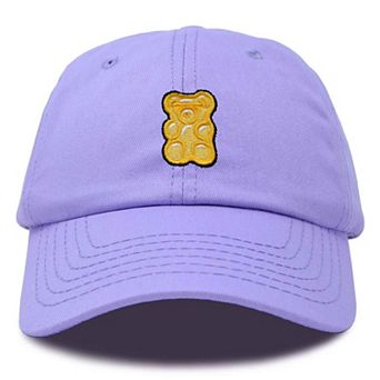 Dalix Yellow Gummy Embroidered Dad Cap