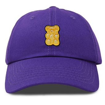 Dalix Yellow Gummy Embroidered Dad Cap