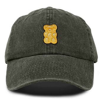 Dalix Yellow Gummy Embroidered Dad Cap