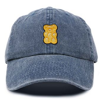 Dalix Yellow Gummy Embroidered Dad Cap