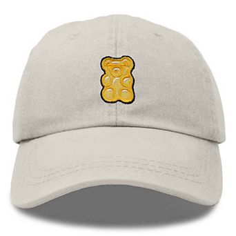 Dalix Yellow Gummy Embroidered Dad Cap