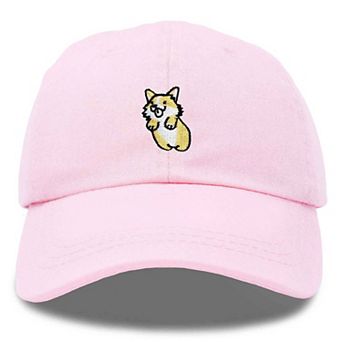 Dalix Leaping Corgi Embroidered Cap